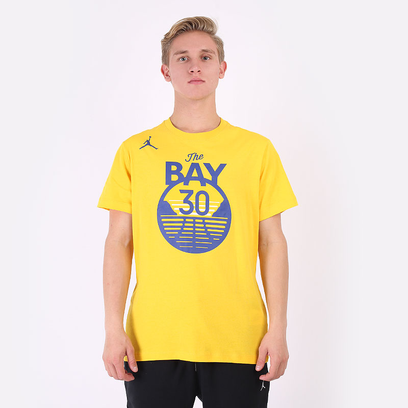 мужская желтая футболка Nike Golden State Warriors Essential Statement Edition Tee CV9978-731 - цена, описание, фото 3